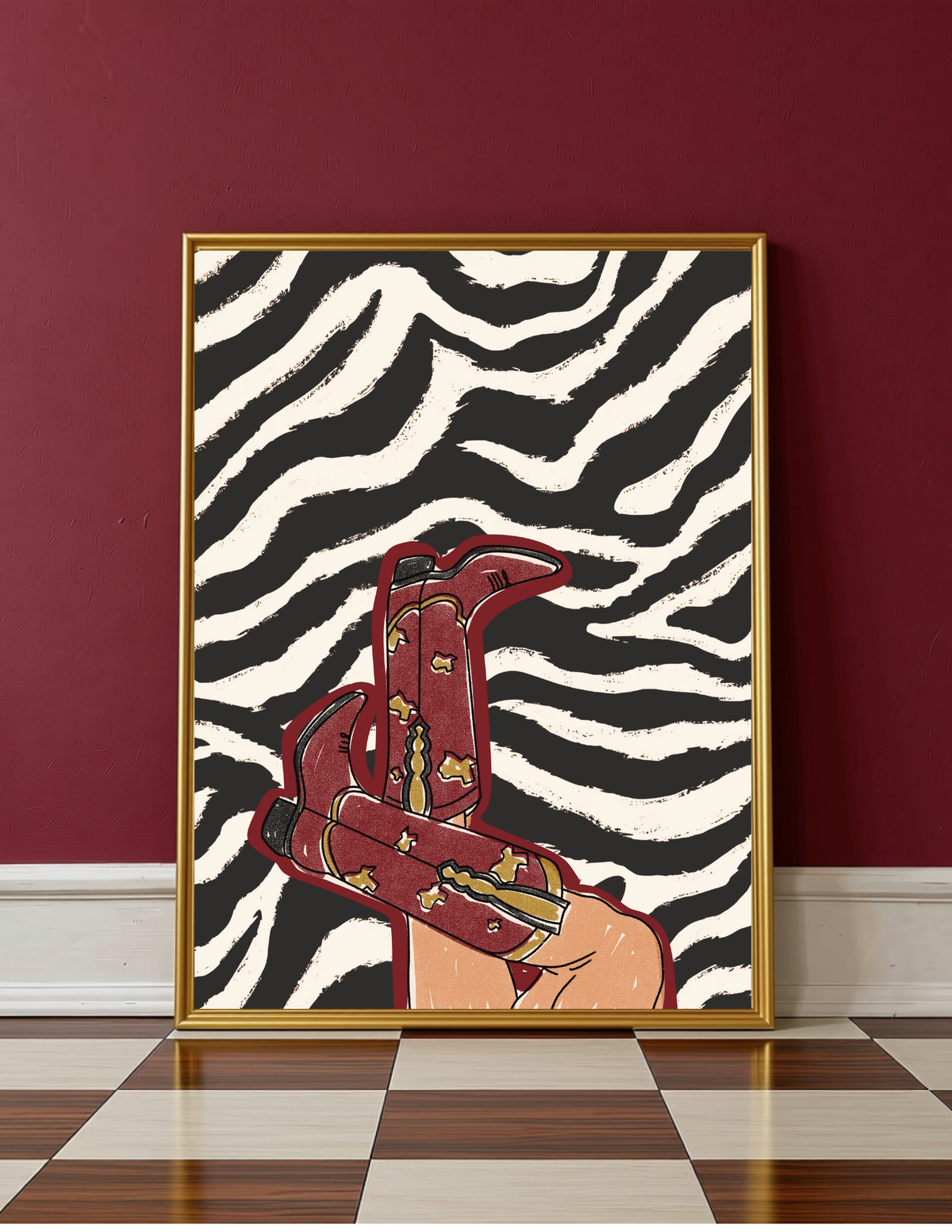 Go Maroon & Gold! - Art Print