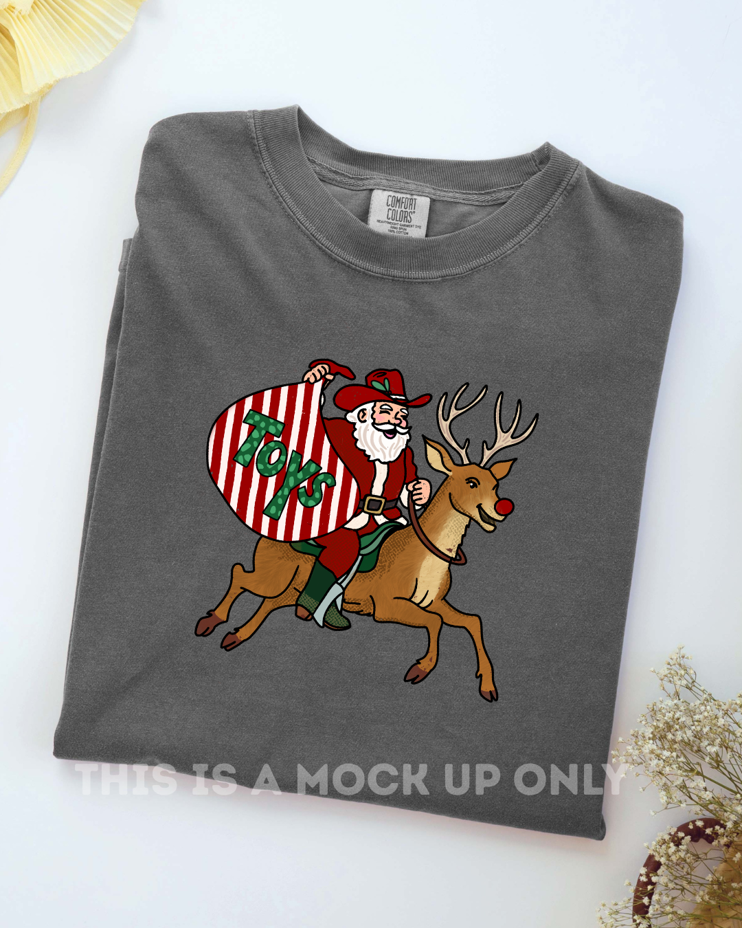 Cowboy Santa- PNG