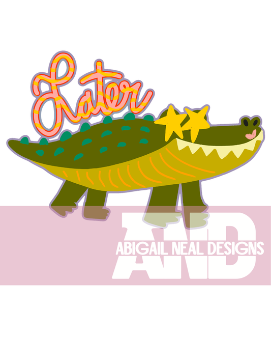Later Gator! - PNG