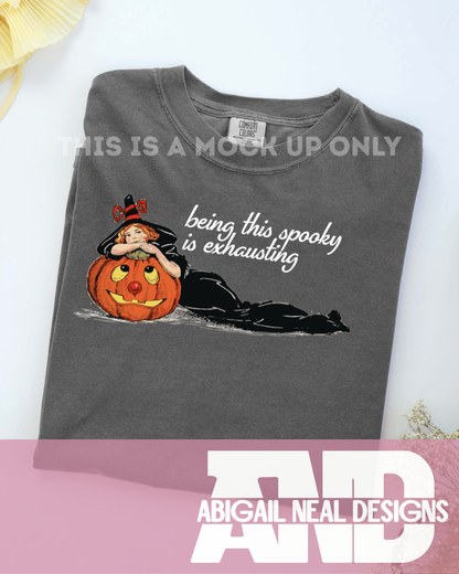 Being this spooky is exhausting! - PNG