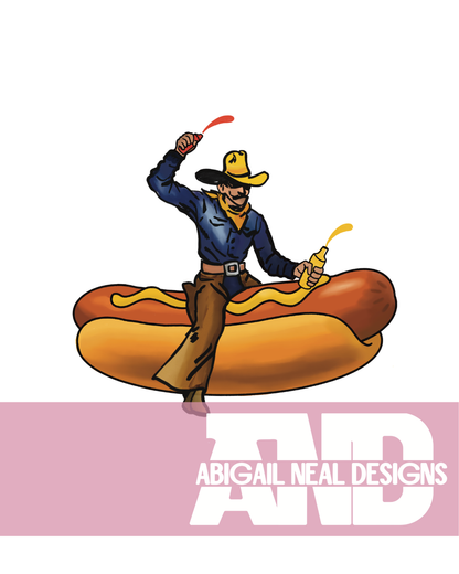 Bucking... hot dog? - PNG