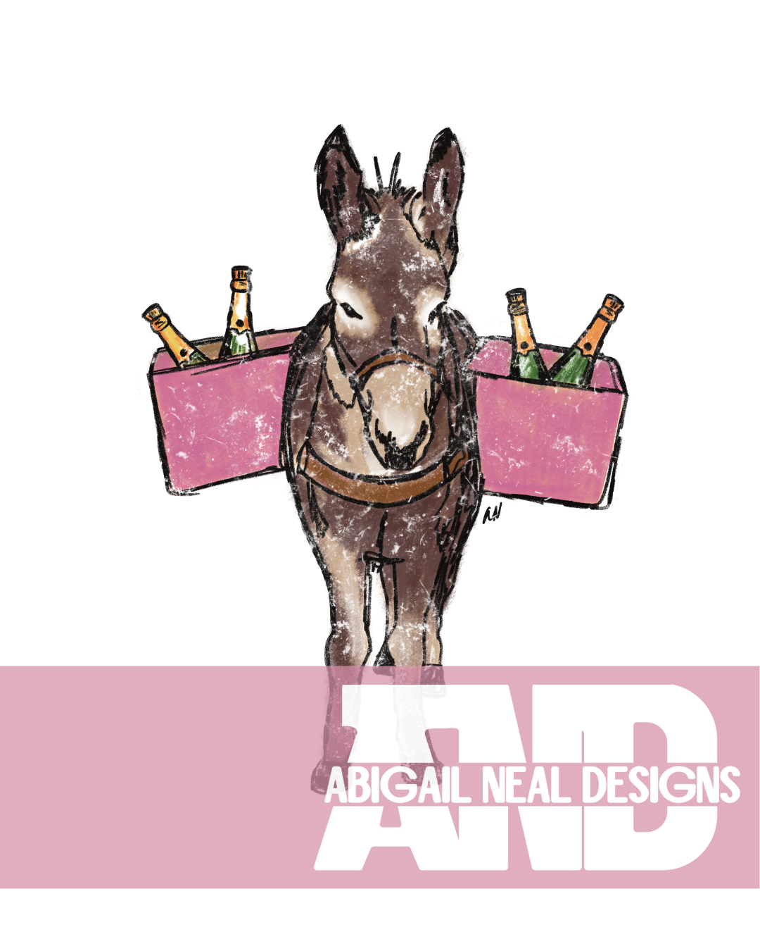 Champagne Donkey - PNG
