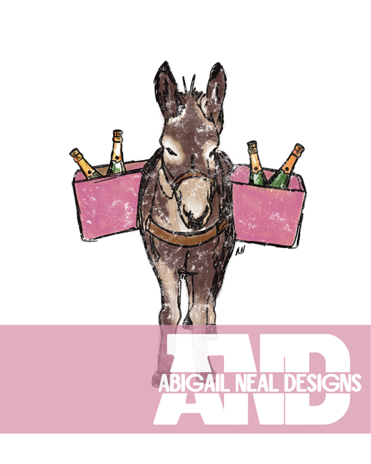 Champagne Donkey - PNG