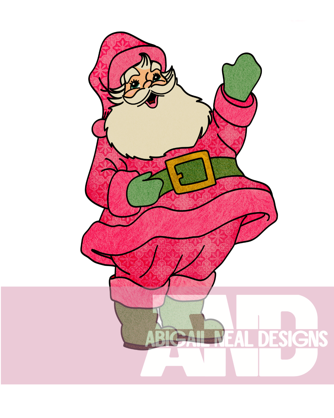 Bougie Santa- PNG