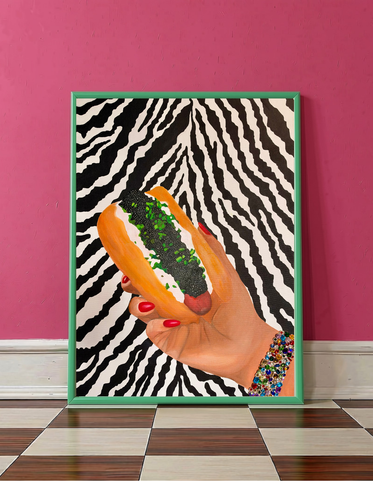 Caviar Hot Dog Dreams | Fine Art Posters